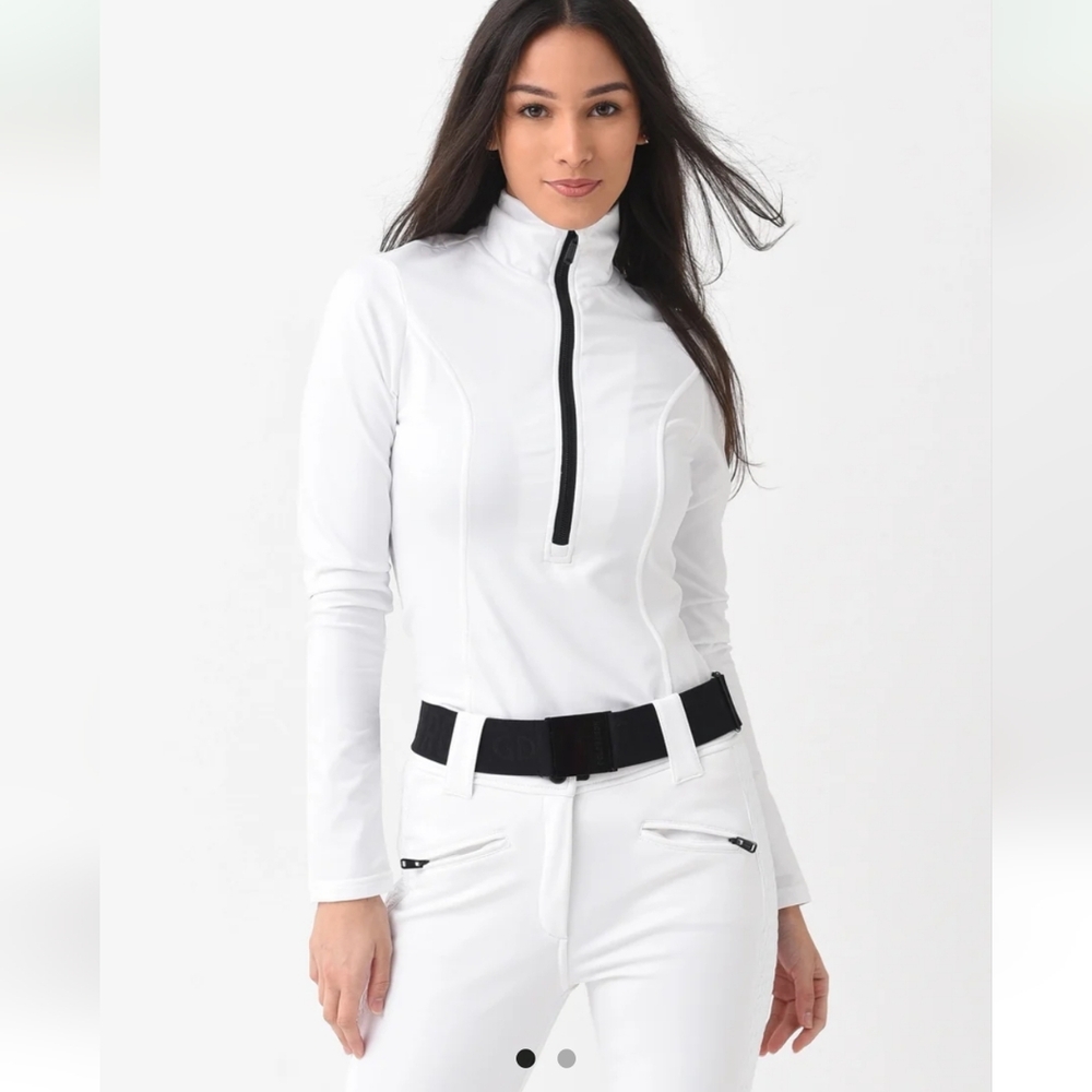 Goldbergh Ski Pully Base Layer Top White Goldbergh Serena Ski Pully